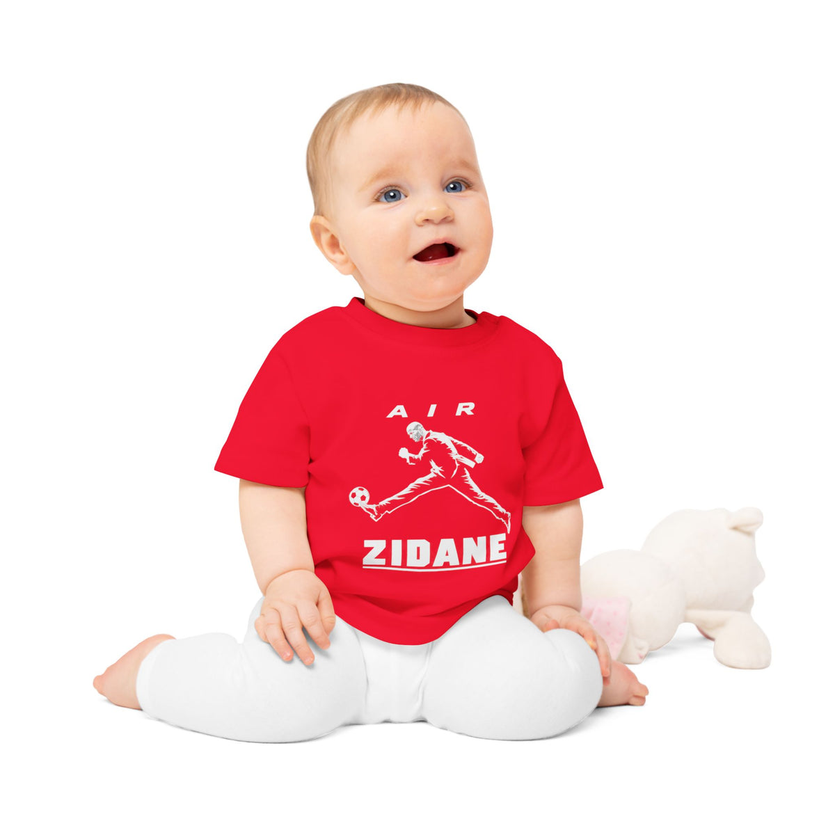 T-shirt bébé bio AIR ZIDANE — Grand dessin