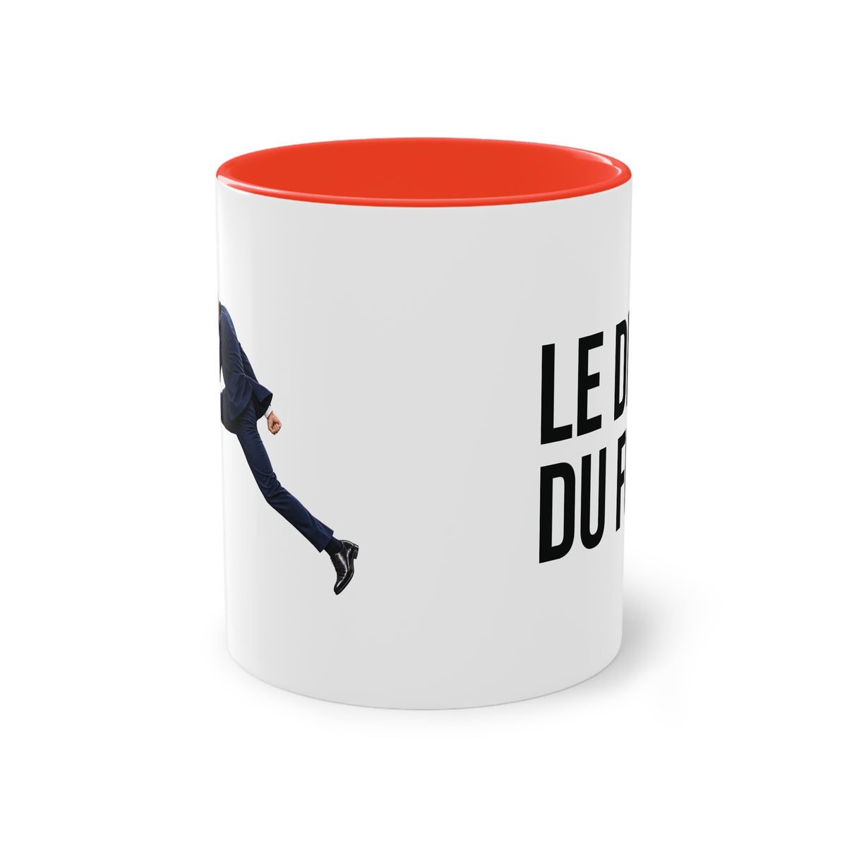 Mug Le Dieu du foot — Anse rouge ou bleue