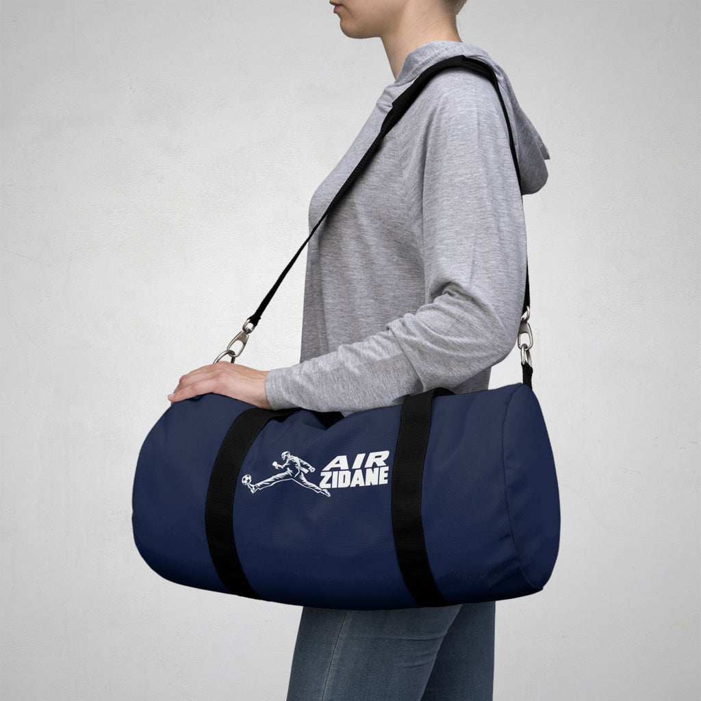 Sac de sport AIR ZIDANE — Marine, motif horizontal