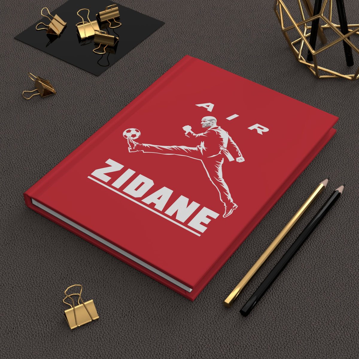 Carnet rigide AIR ZIDANE — Rouge