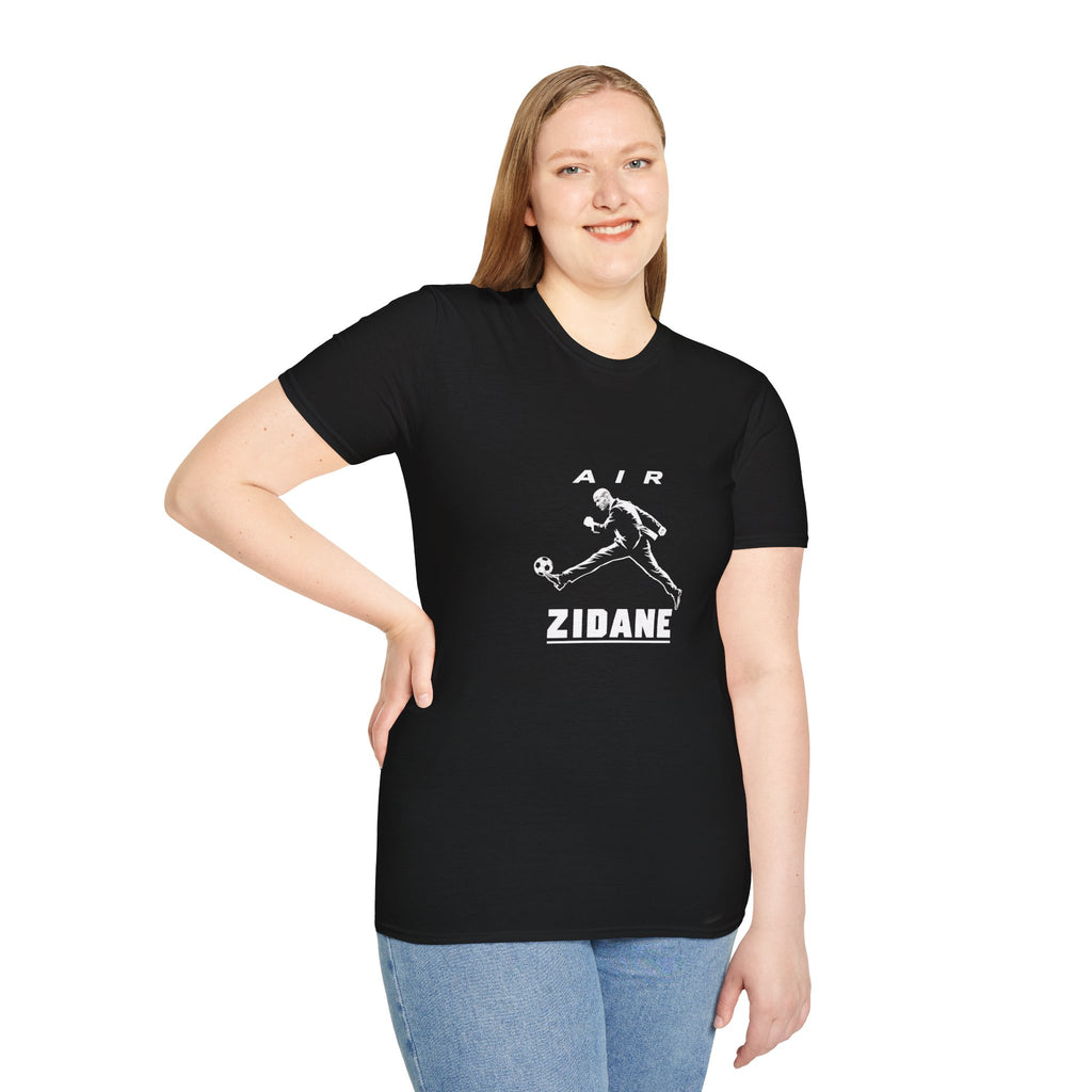 T-shirt unisexe AIR ZIDANE — Noir