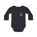 Body bébé bio manches longues AIR ZIDANE — Noir