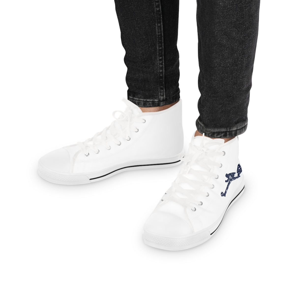 Baskets montantes homme AIR ZIDANE — Blanc