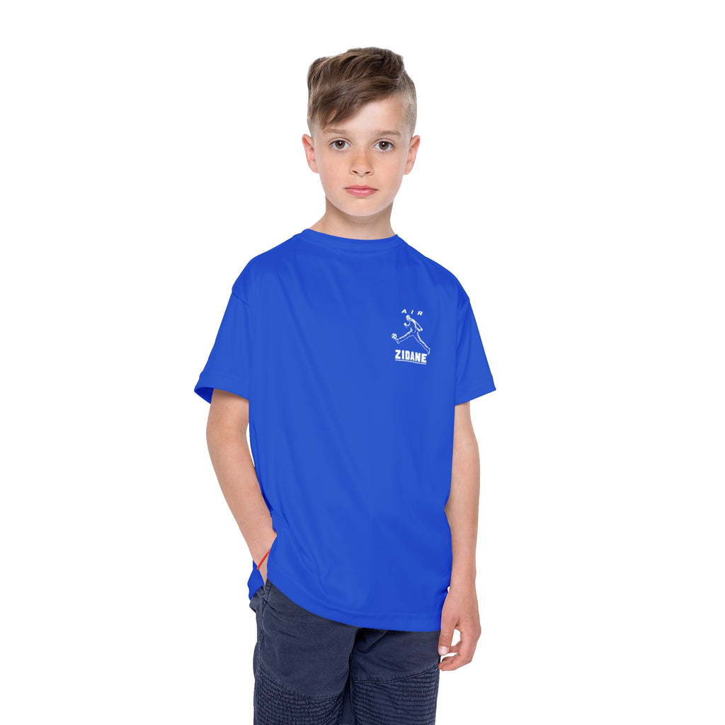 Maillot de sport enfant AIR ZIDANE — Bleu royal