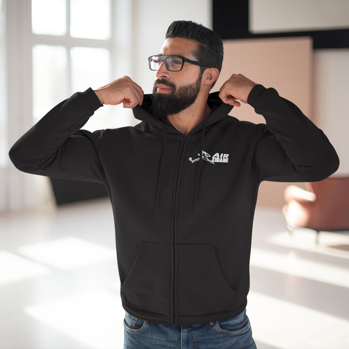 Veste zippée AIR ZIDANE — 4 couleurs