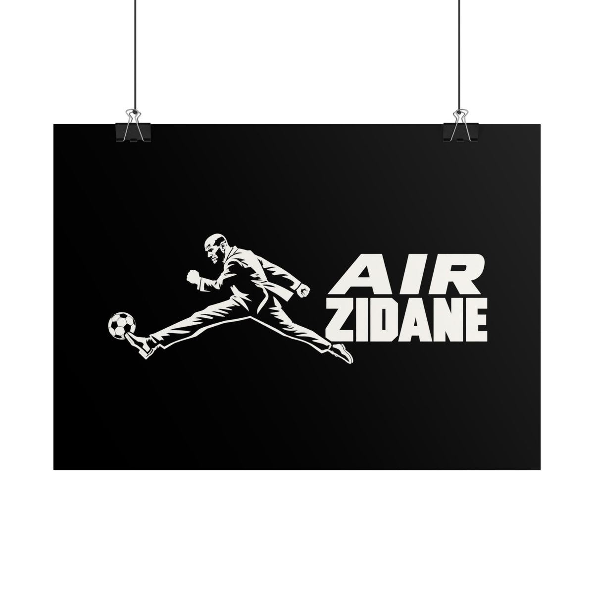 Affiche AIR ZIDANE — A4 paysage
