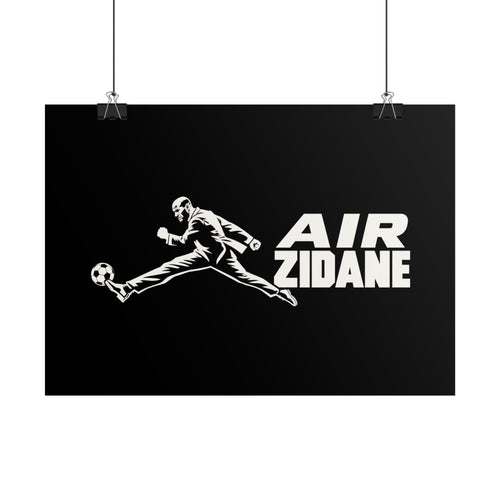 Affiche AIR ZIDANE — A4 paysage