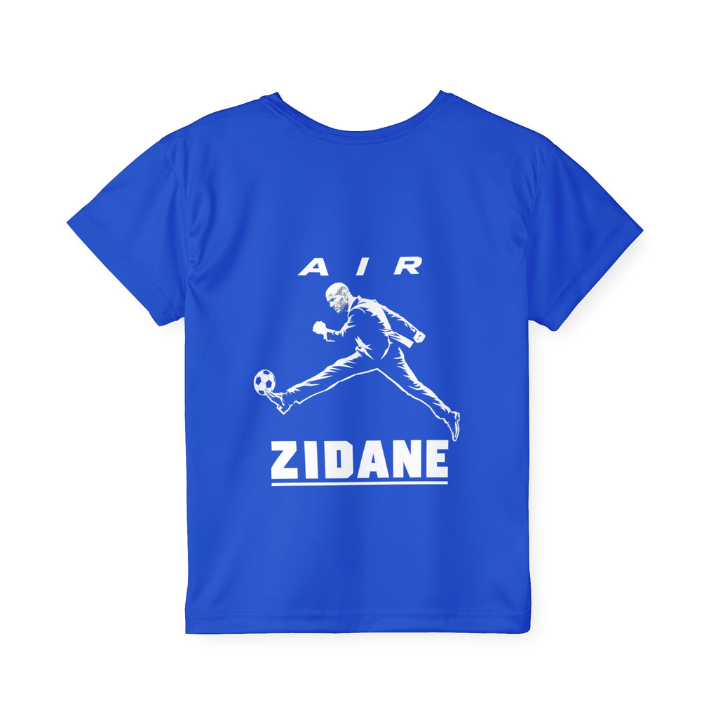 Maillot de sport enfant AIR ZIDANE — Bleu royal