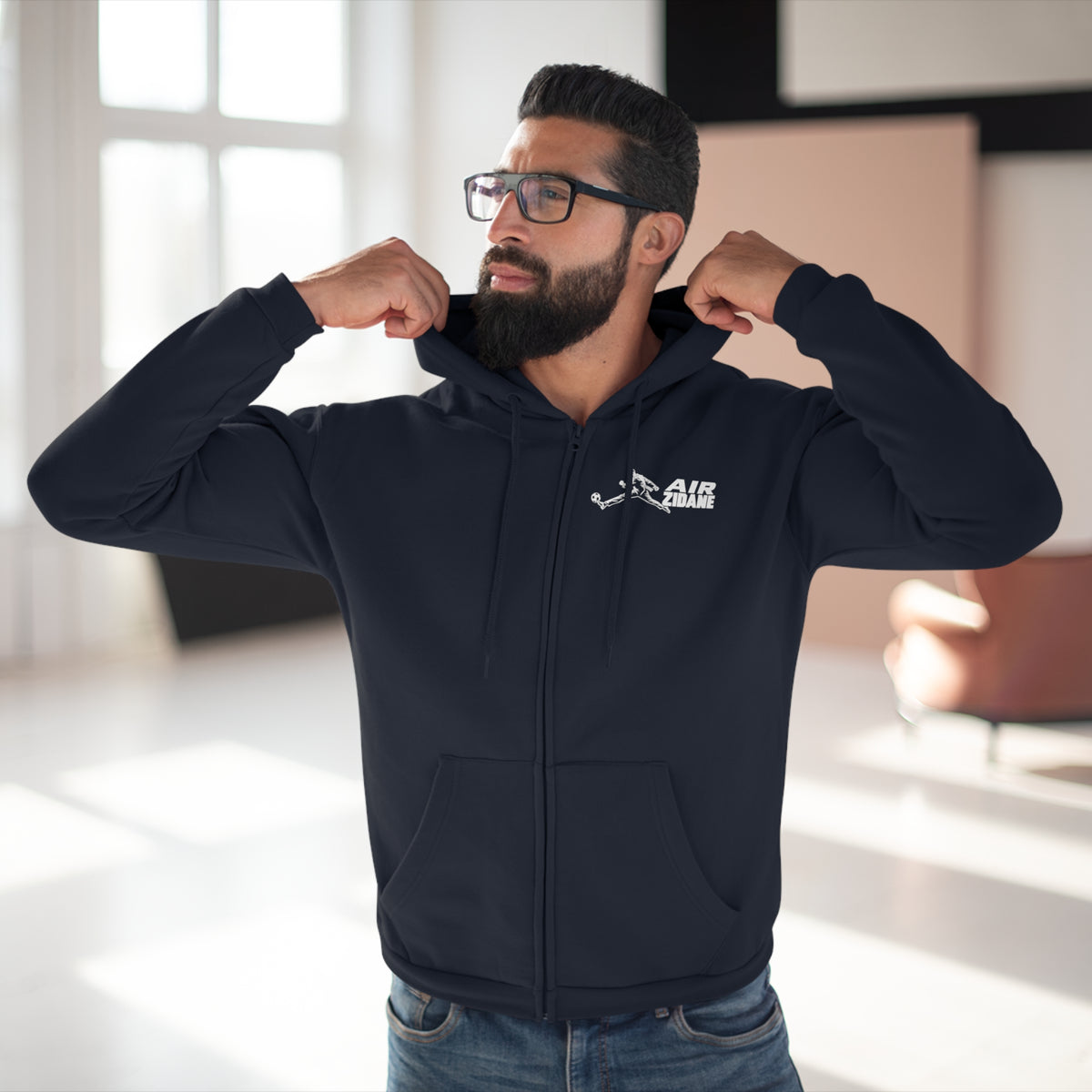 Veste zippée AIR ZIDANE — 4 couleurs