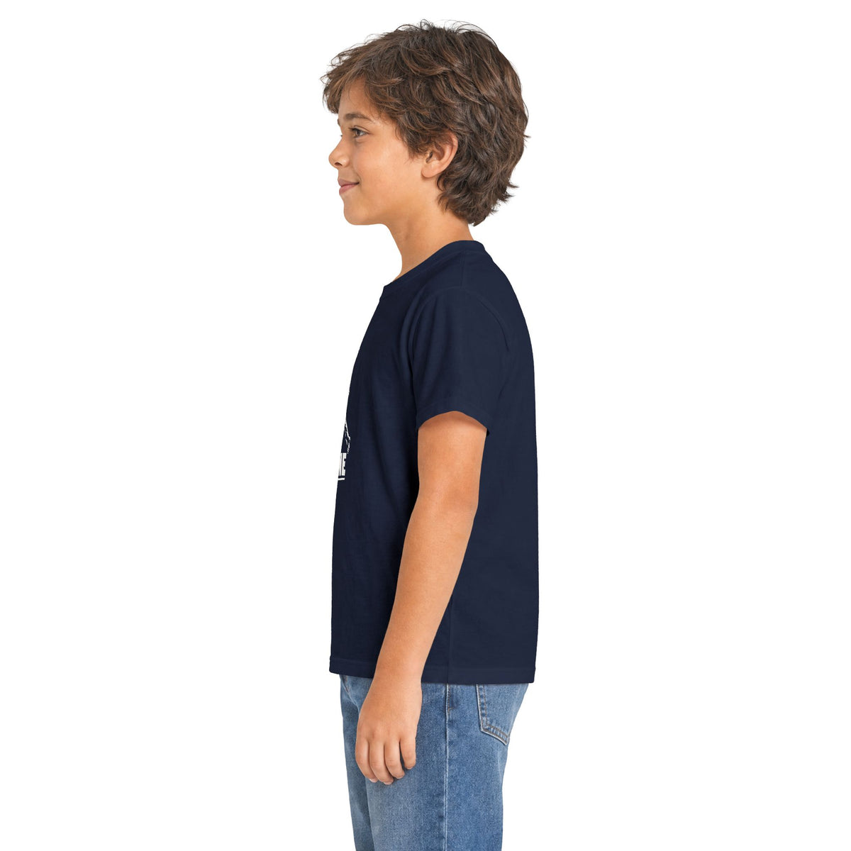 T-shirt enfant AIR ZIDANE — Marine et vert