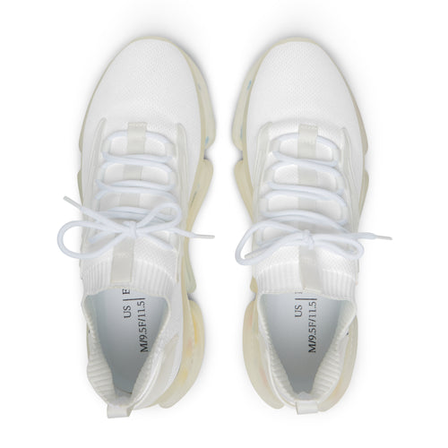 Baskets en maille homme AIR ZIDANE — Blanc et marine