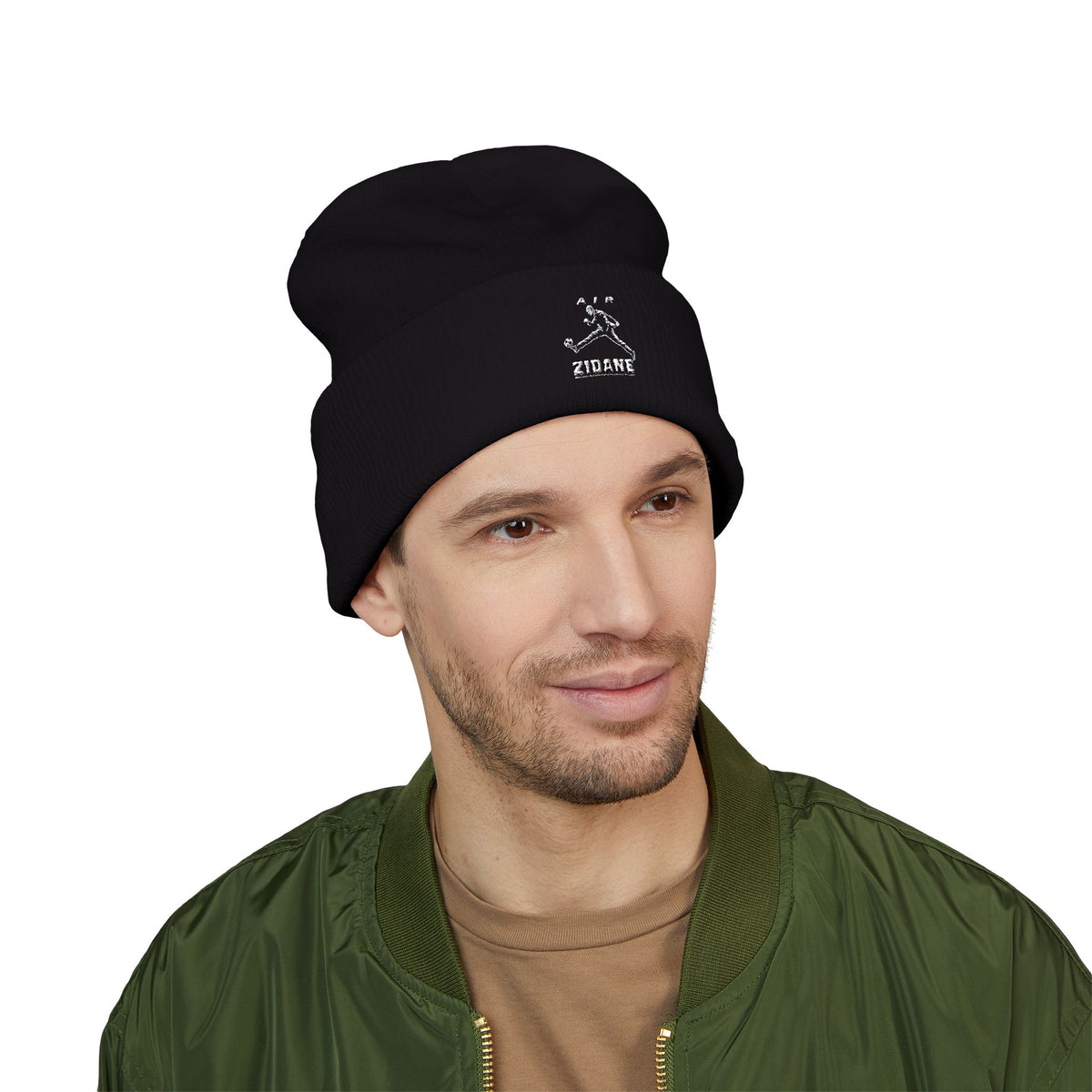 Bonnet brodé AIR ZIDANE — Noir