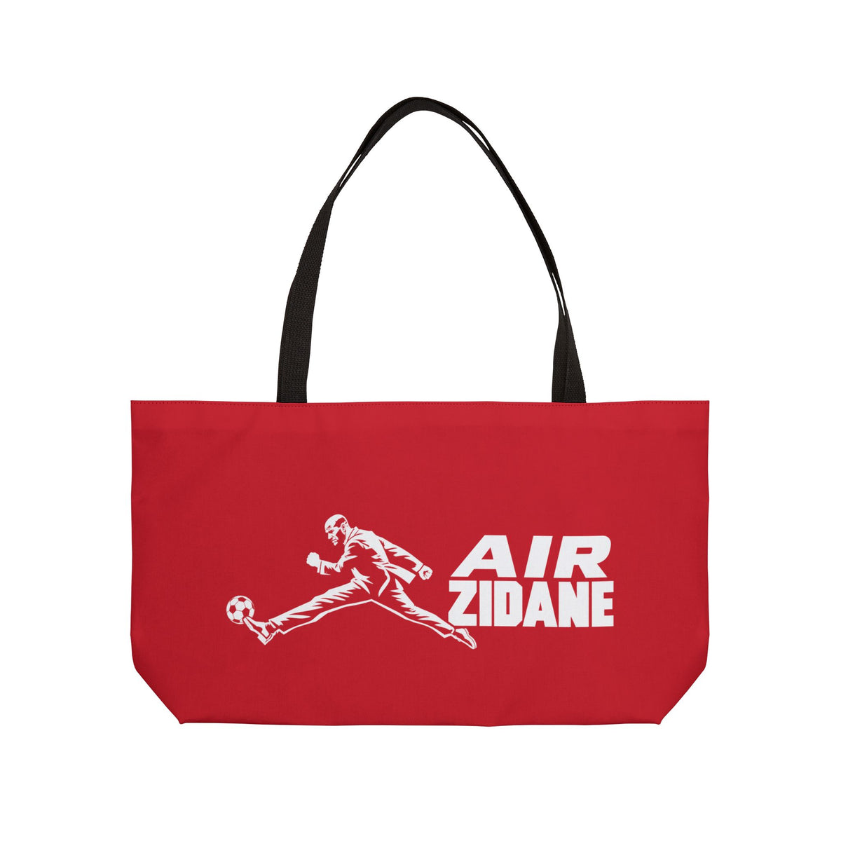 Sac week-end AIR ZIDANE — Rouge, motif horizontal