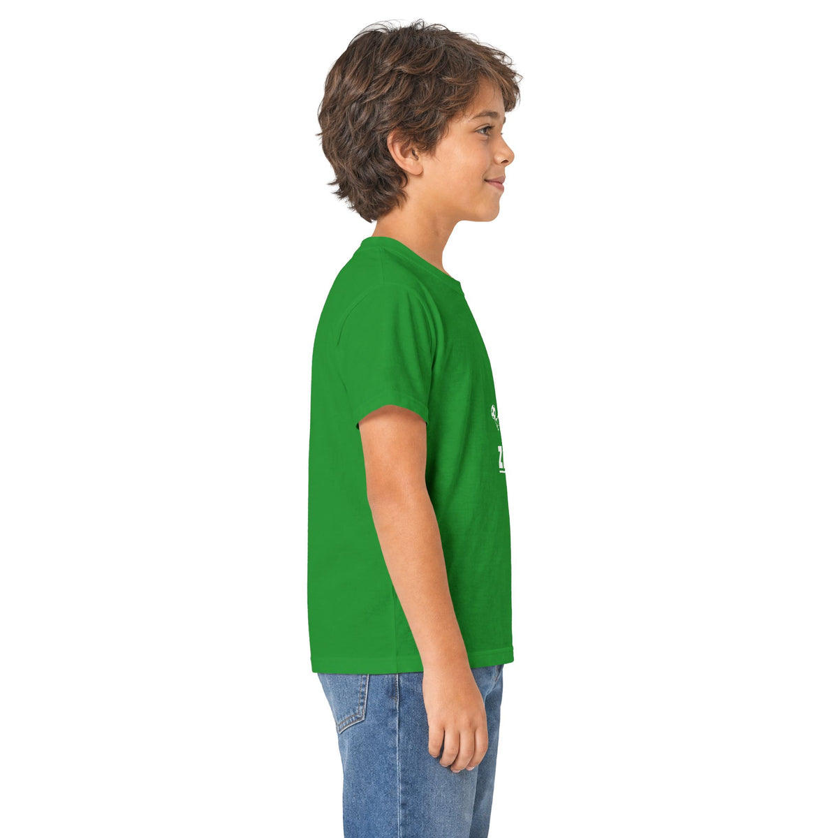 T-shirt enfant AIR ZIDANE — Marine et vert