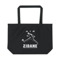 Grand cabas noir Le Dieu du foot — Coton bio