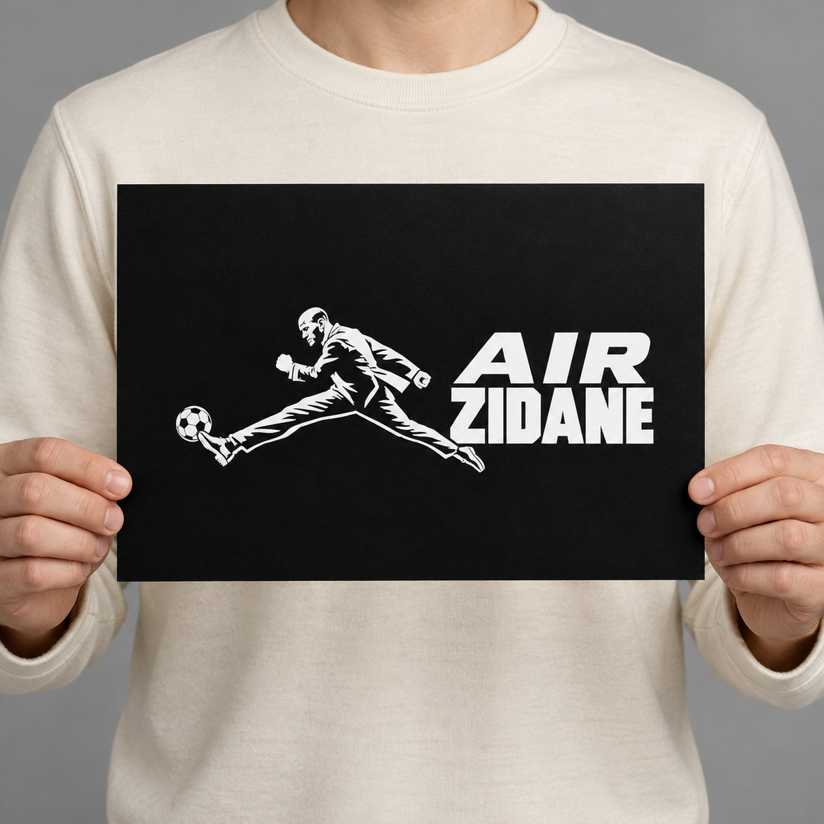 Affiche AIR ZIDANE — A4 paysage