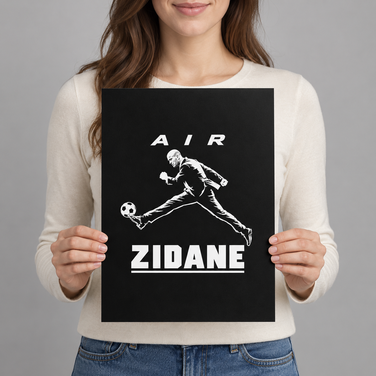 Affiche AIR ZIDANE — A4 portrait