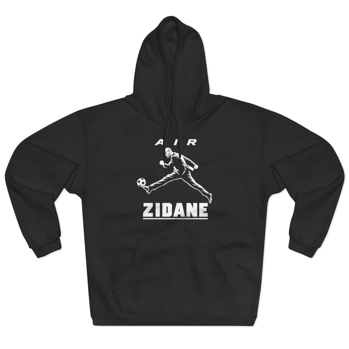 Sweat à capuche noir AIR ZIDANE
