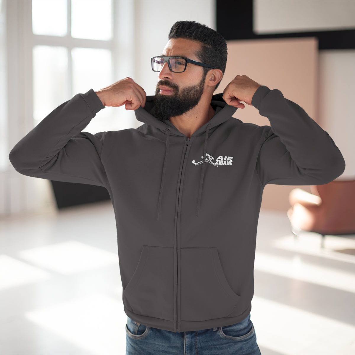Veste zippée AIR ZIDANE — 4 couleurs