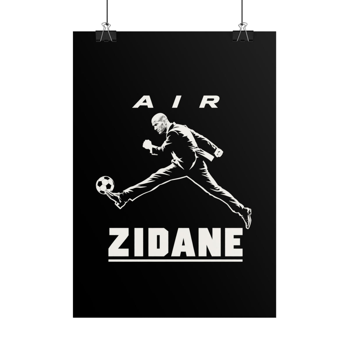 Affiche AIR ZIDANE — A4 portrait
