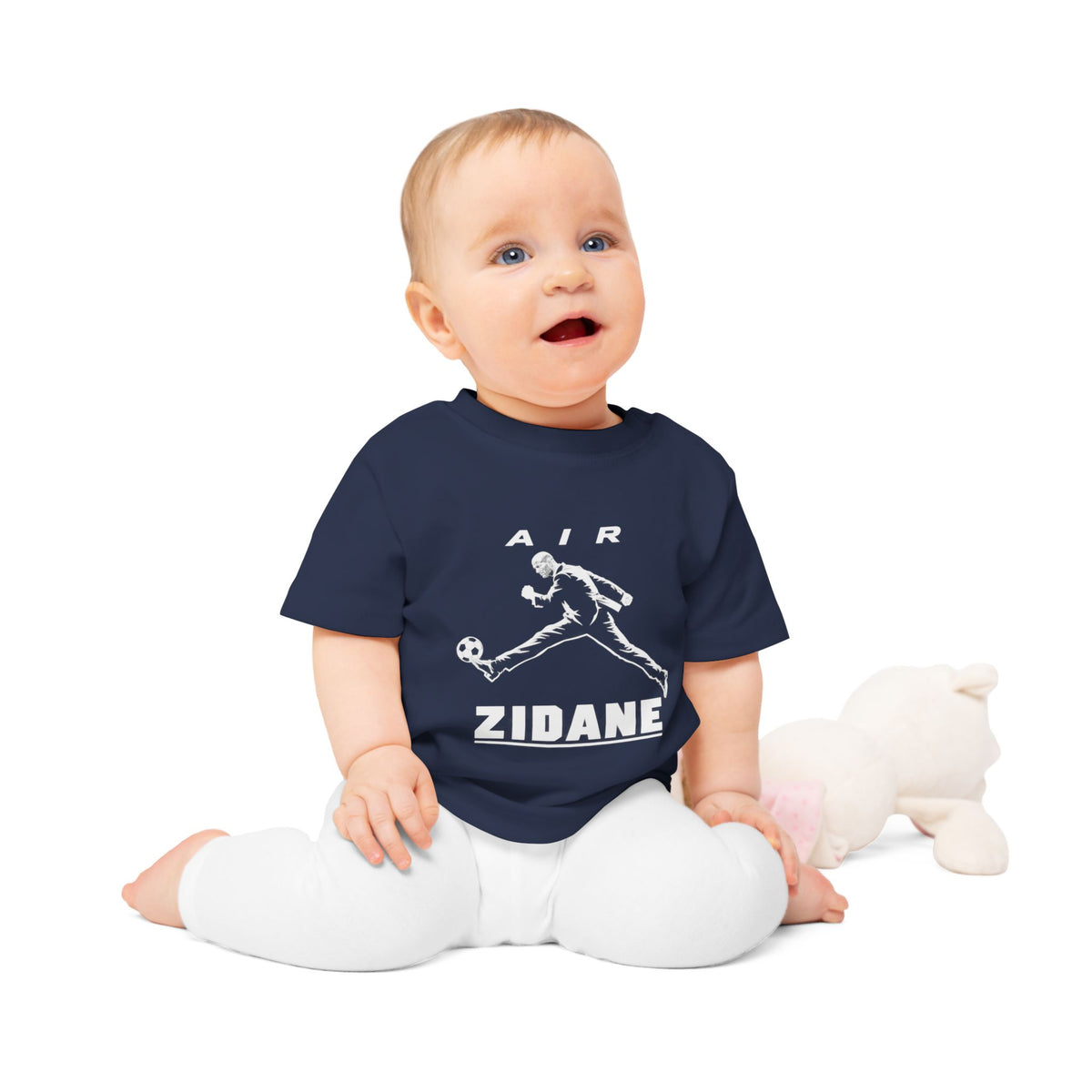 T-shirt bébé bio AIR ZIDANE — Grand dessin