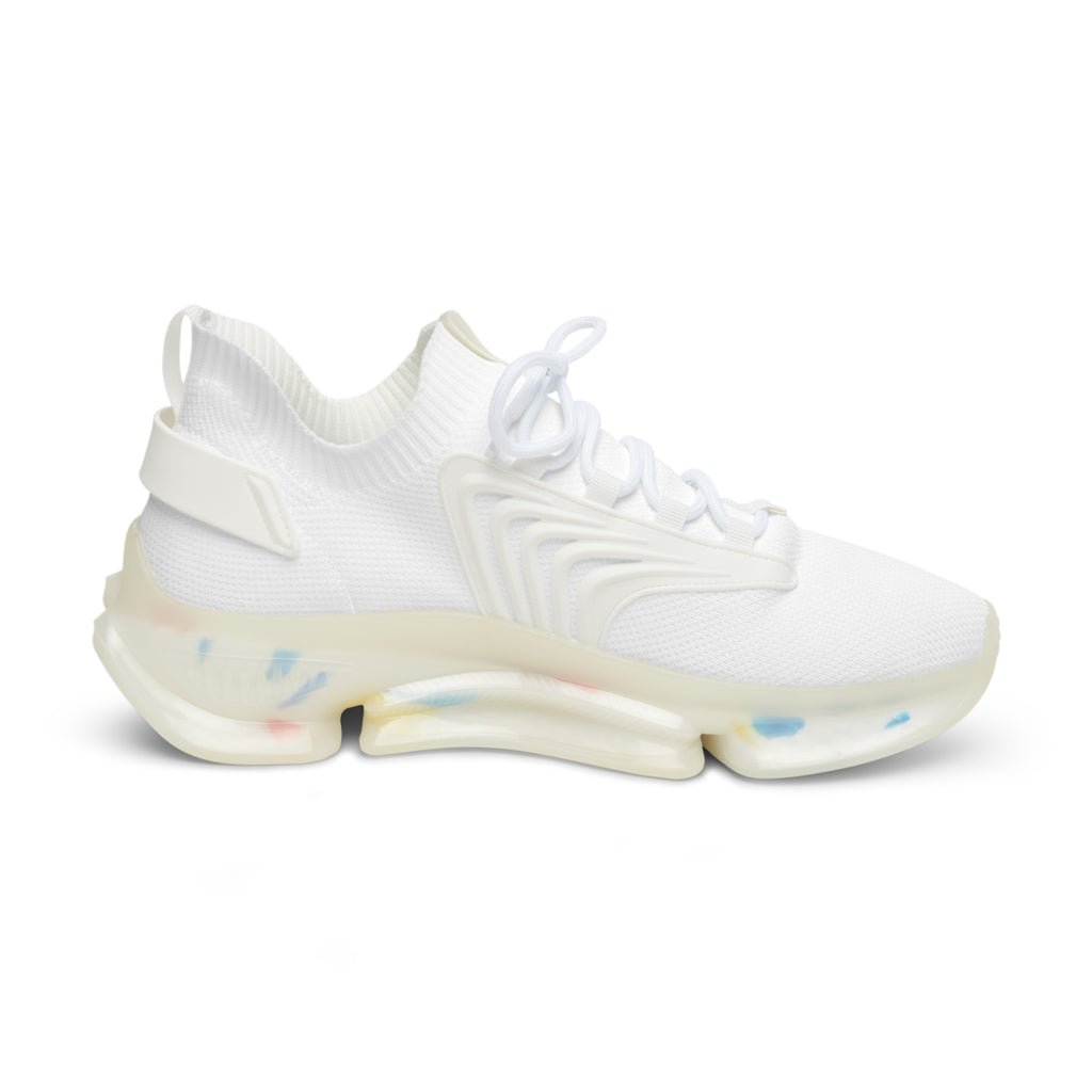 Baskets en maille homme AIR ZIDANE — Blanc et marine