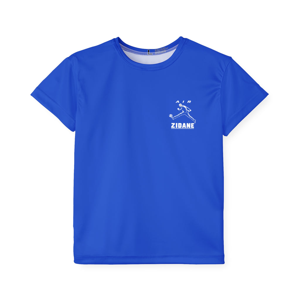 Maillot de sport enfant AIR ZIDANE — Bleu royal