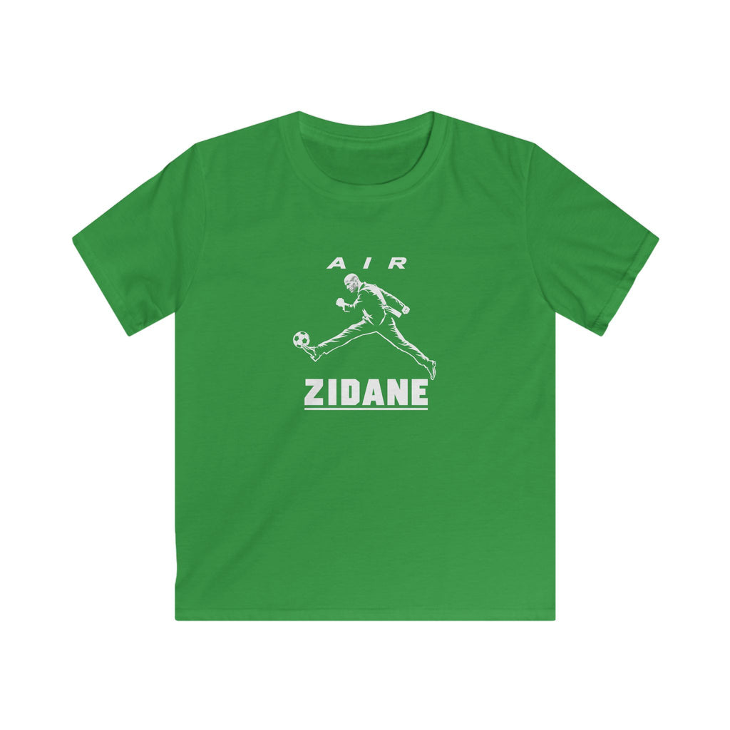 T-shirt enfant AIR ZIDANE — Marine et vert