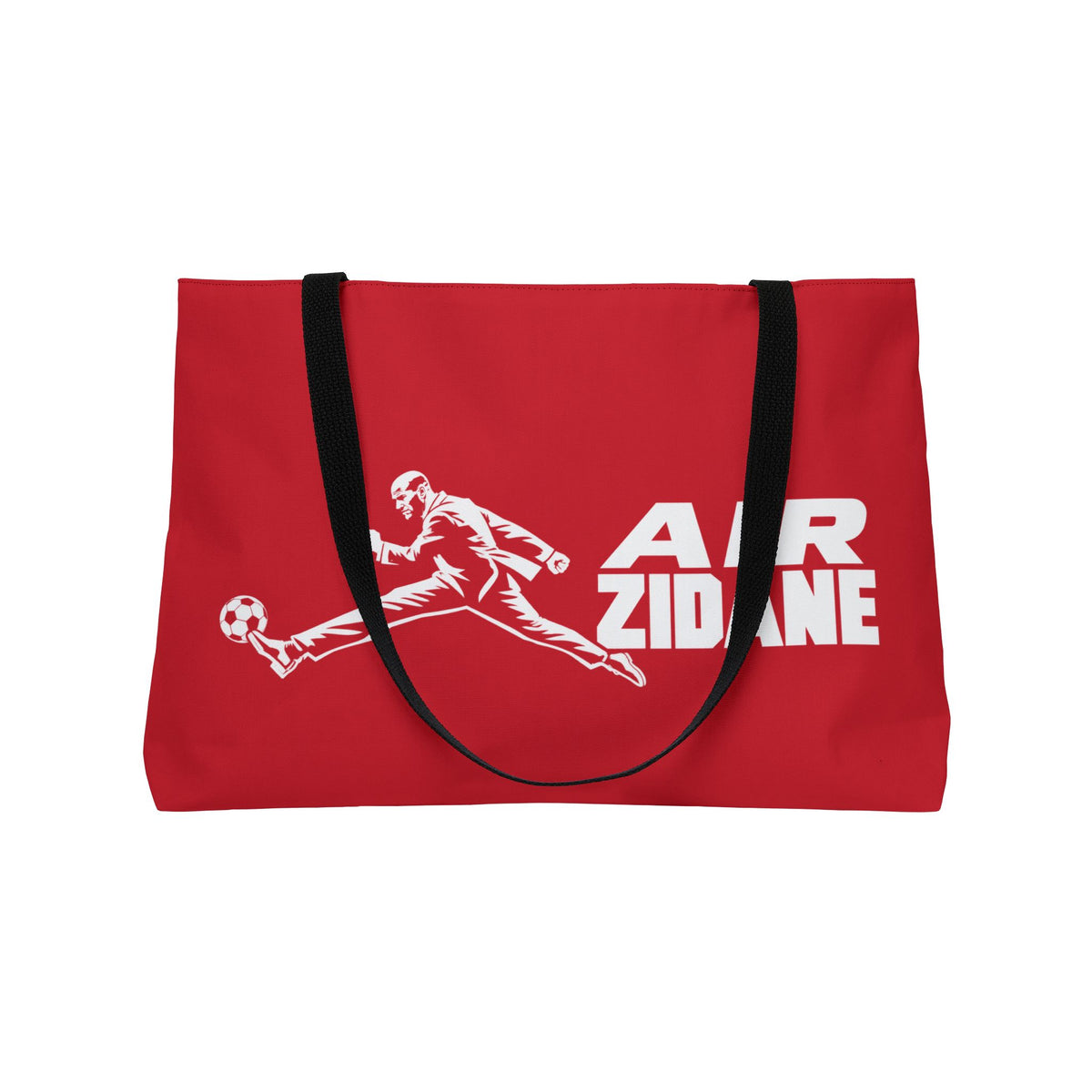 Sac week-end AIR ZIDANE — Rouge, motif horizontal
