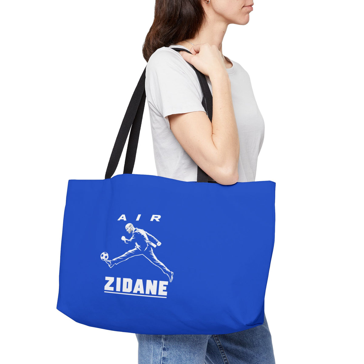 Sac week-end AIR ZIDANE — Royal, motif vertical