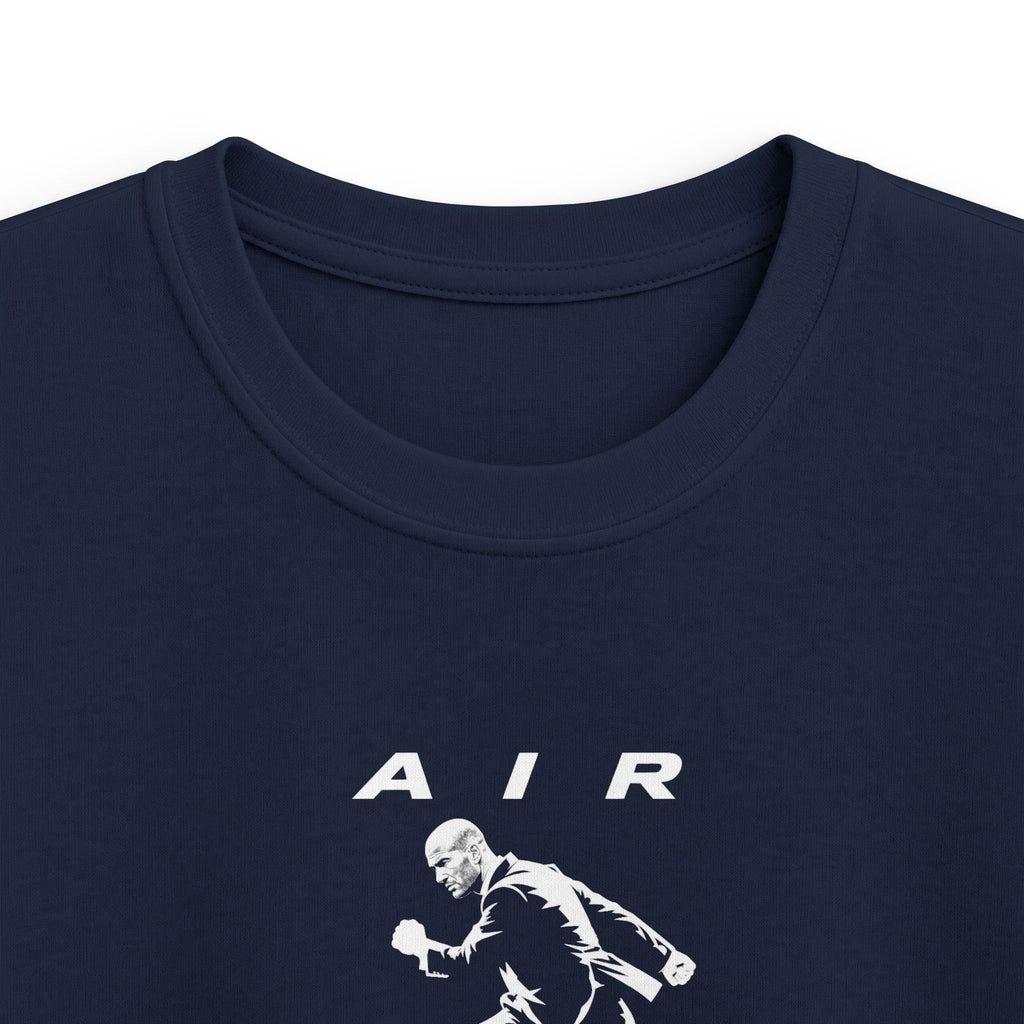 T-shirt enfant AIR ZIDANE — Marine et vert