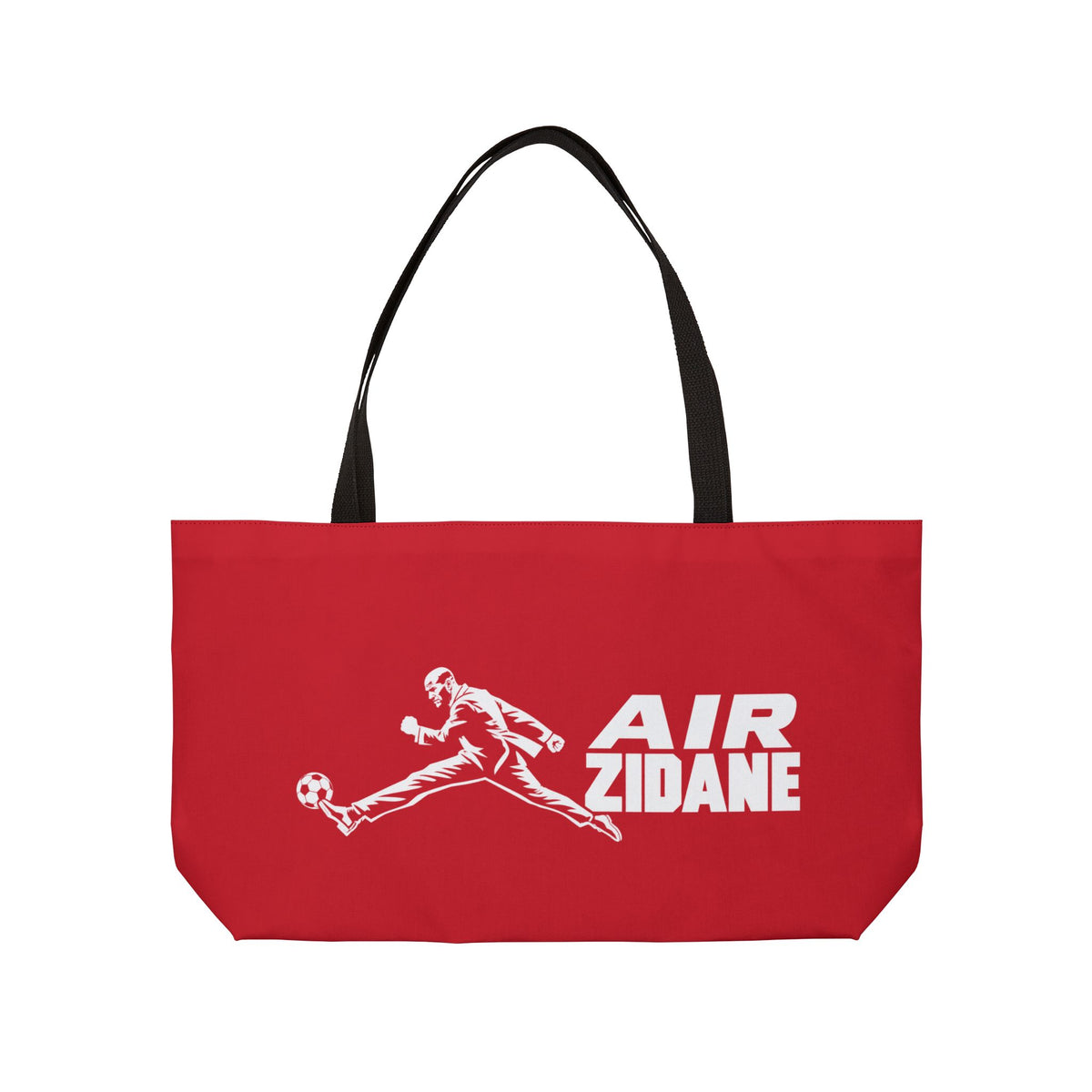 Sac week-end AIR ZIDANE — Rouge, motif horizontal