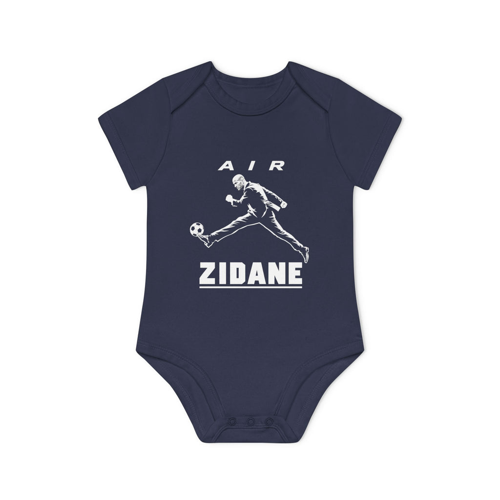 Body bébé bio manches courtes AIR ZIDANE — Grand dessin
