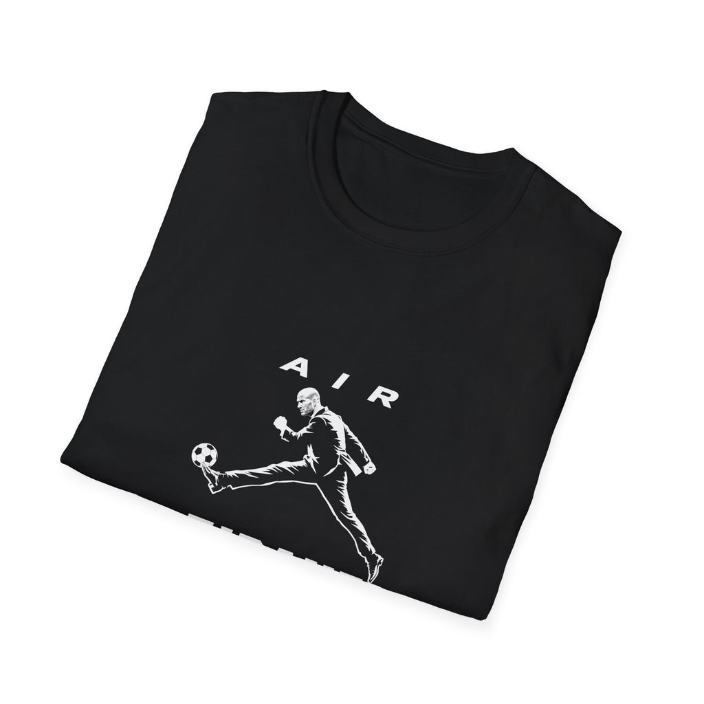 T-shirt unisexe AIR ZIDANE — Noir