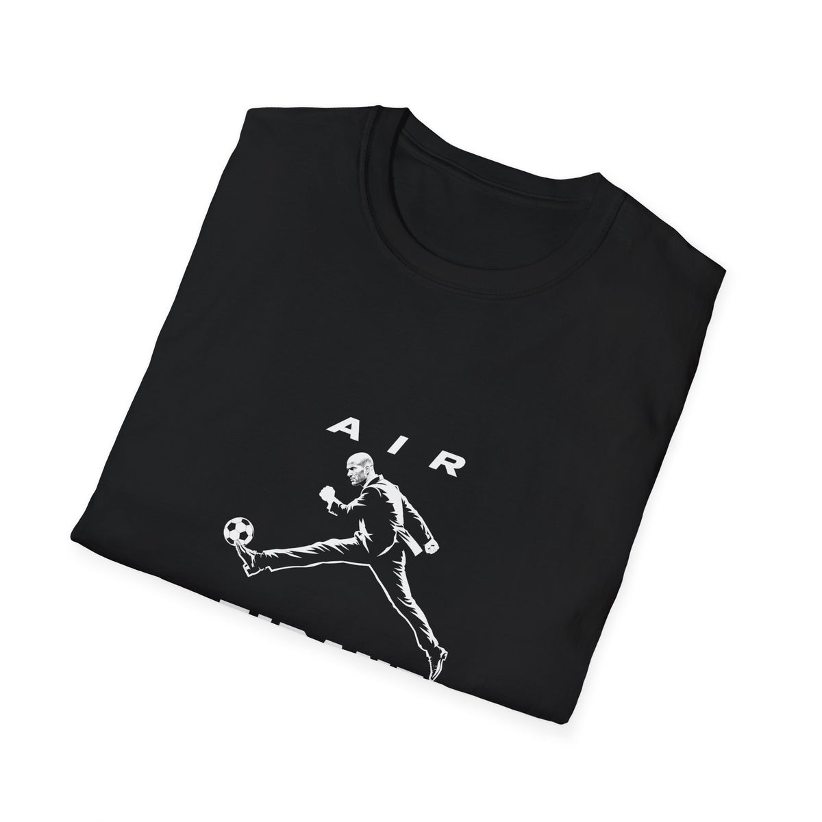 T-shirt unisexe AIR ZIDANE — Noir