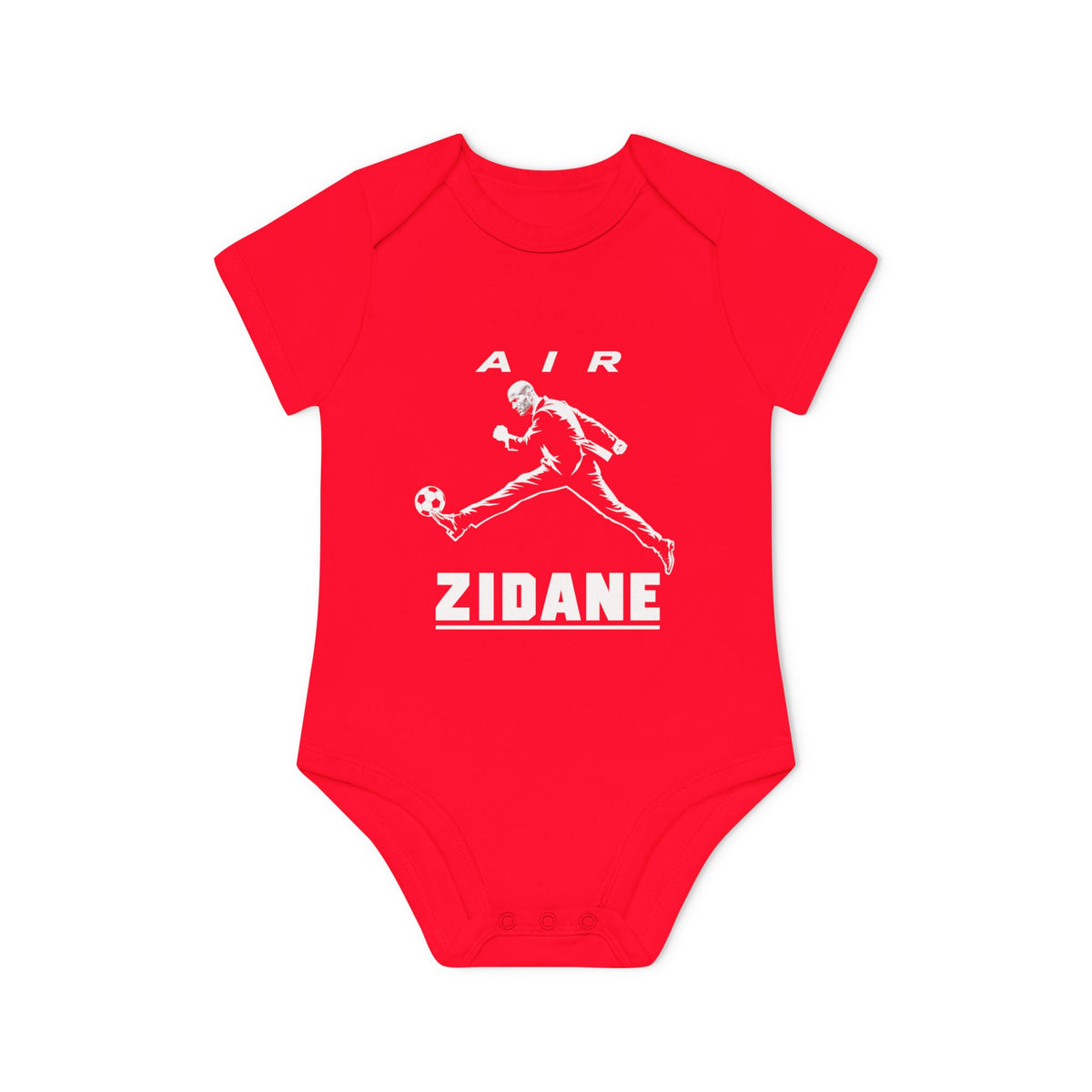 Body bébé bio manches courtes AIR ZIDANE — Grand dessin