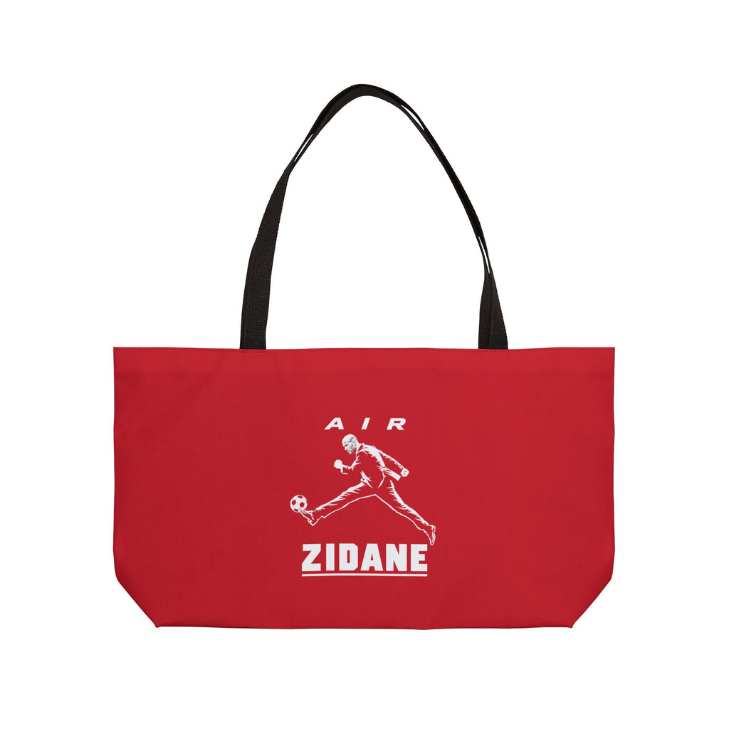 Sac week-end AIR ZIDANE — Rouge, motif vertical