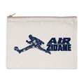 Pochette AIR ZIDANE — Écru et gris — Textile recyclé - face_1