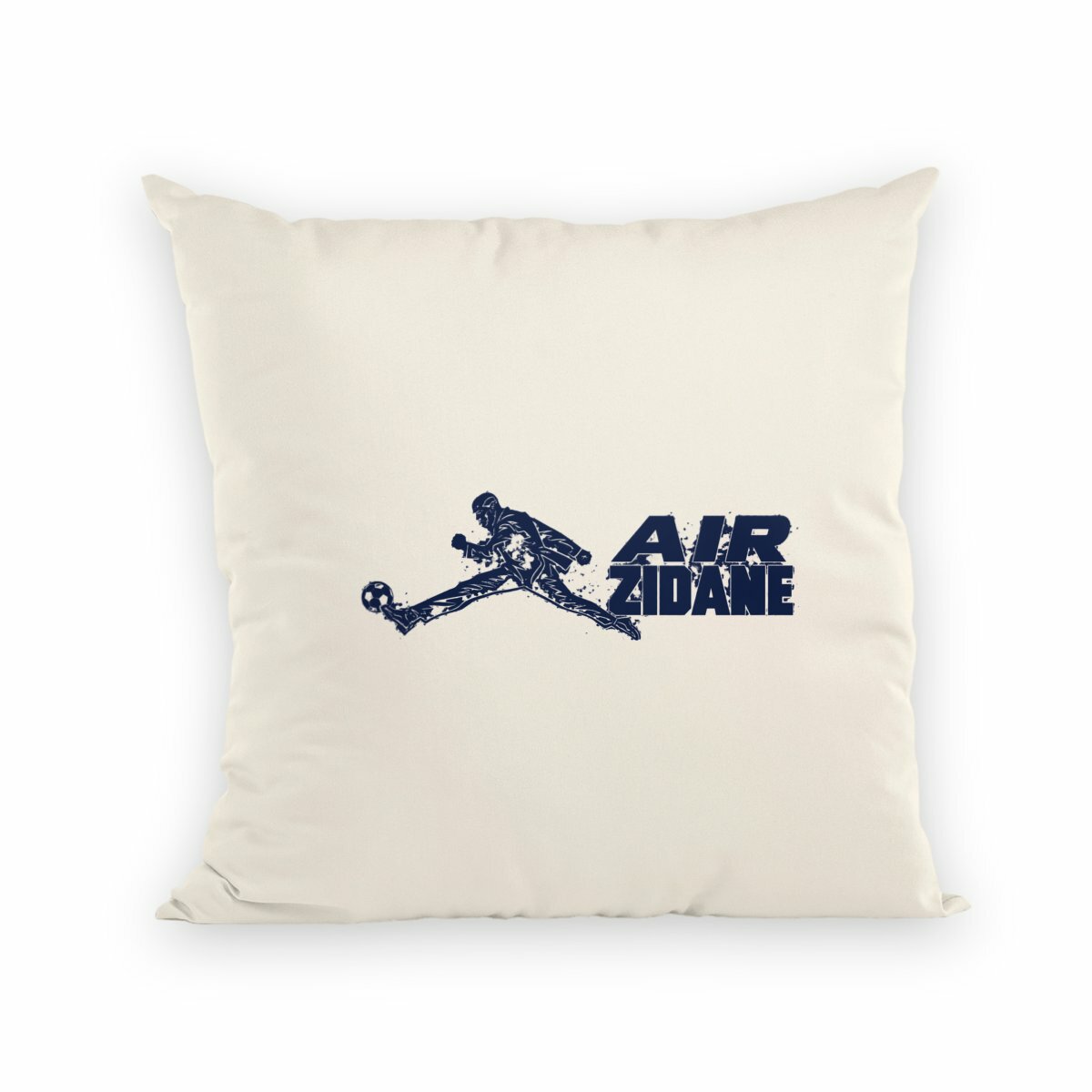 Coussin AIR ZIDANE — Écru — Coton 40 × 40 cm - recto_naturel